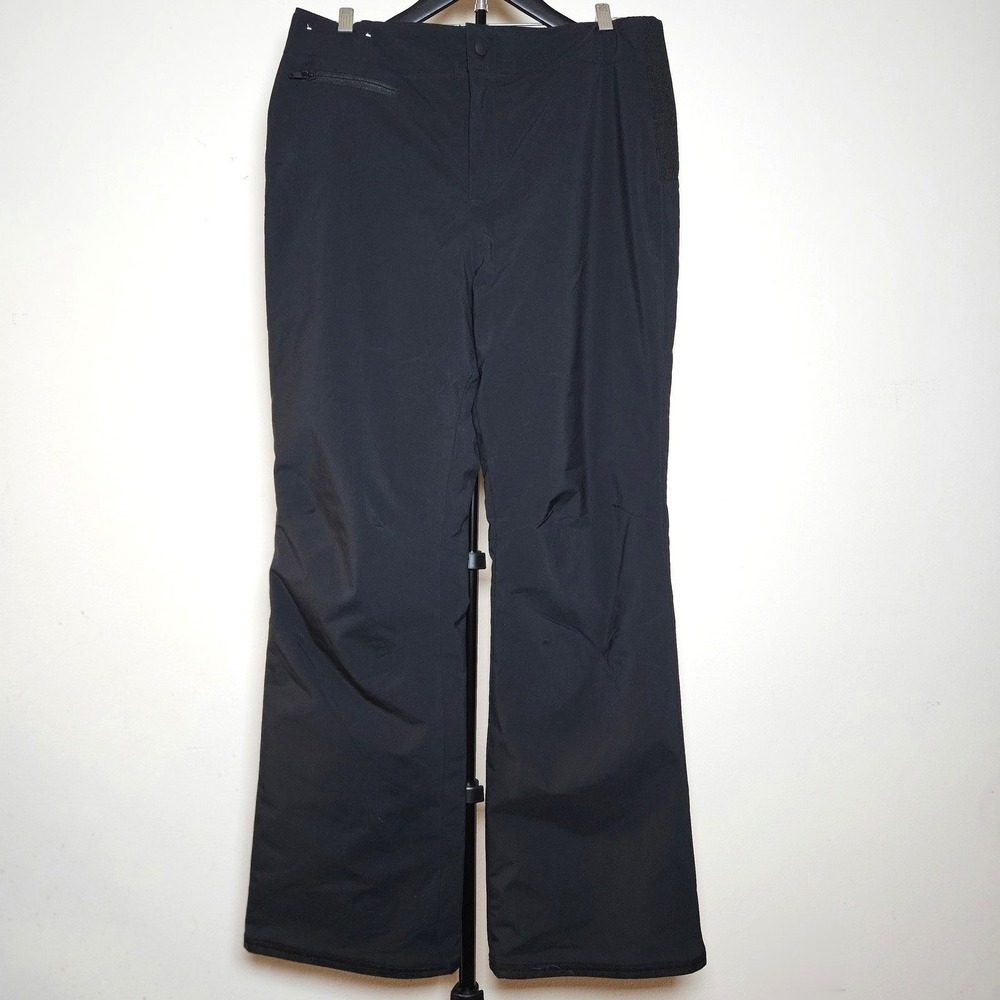 Obermeyer Sugarbush Black Insulated Ski Pants Womens Size 12 Waterproof Snow